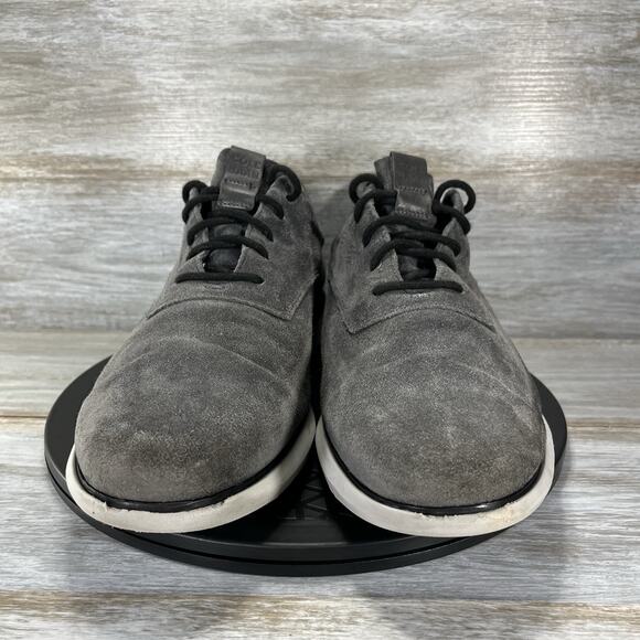 Cole Haan Men's Grand Horizon Oxford II Suede Gray Sneakers Size 13 - Picture 2 of 11